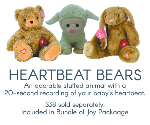 3d ultrasound with heartbeat teddy bear